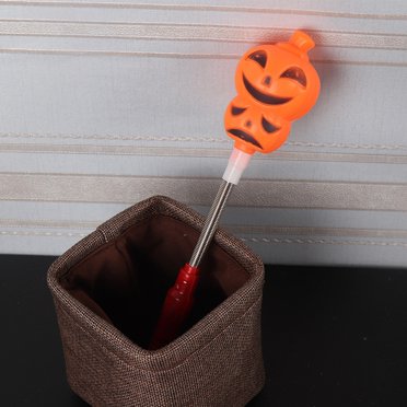 1PC Devil Pumpkin Lantern Halloween Backdrop Glow Sticks Halloween Light Toy For Party Led Glow Sticks Safe Material Random Style,Halloween Night Light,Fiber Optic Wand,Varitas De Luces Para Fiestas