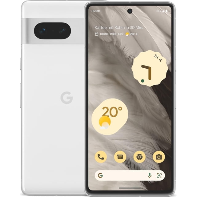 Refurbished Google Pixel 7 5G - 128GB – Snow – 50MP Dual Rear & 10.8MP Front Camera - Fully Unlocked Smartphone - Excellent Condition