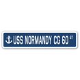 thumbnail image 1 of SignMission SSN-Normandy Cg 60 4 x 18 in. USS Normandy CG 60 Street Sign, 1 of 1