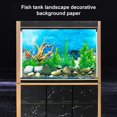 thumbnail image 5 of CBFFDC Easy to Apply Fish Backdrop Double Sided 3D Aquarium Background Clear Print Underwater World Fish Tank Decoration Poster, 5 of 5