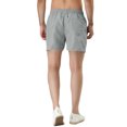thumbnail image 3 of INSPIRE CHIC Men's Quick Dry Swim Trunks Lightweight Polyester Board Shorts with Mesh Lining 30 Gray, 3 of 7