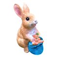 thumbnail image 2 of Rongfmy Creative Cute Rabbit Statue Ornament Animal Sculpture Artwork Resin Craft Easter 7.5cmx5cmx10cm, 2 of 9