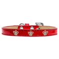 thumbnail image 1 of Couronne d'Or Widget Collier de Chien Crème Glacée Rouge Taille 14, 1 of 1