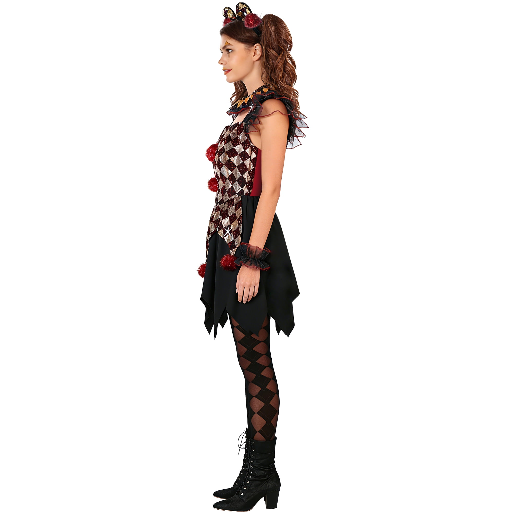 Costume d'Halloween femme pilote de course automobile, taille grand enfant