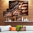 thumbnail image 4 of Design Art American Flag Contemporary Canvas Art Print, 4 of 4