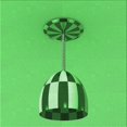 thumbnail image 1 of Ahgly Company Machine Washable Indoor Square Transitional Neon Green Area Rugs, 8' Square, 1 of 7