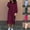 Green, variant on Gspmoly Summer Dress, Fashionable Women'S Long Sleeved V-Neck Solid Color Hooded Loose Fitting Dress Evening Dresses for Women Prime Deals