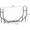 thumbnail image 2 of FT Firewood Rack for Fireplace Fire Wood Holders Wood Storage Heavy Duty Metal Log Rack Outdoor Indoor Adjustable Fire log Rack, 2 of 7