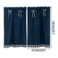 thumbnail image 2 of Small Window Curtains,Window Curtain Rod Style Bowknot Short Curtains Kitchen Curtains Drift Window Student Bed Curtains Kitchen Window Curtains,Window Curtains for Bedroom, 2 of 6