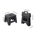 thumbnail image 4 of Gifts YYV Folding Step Stool Heavy-Duty Plastic Foldable Stool with Handle Non-Slip Surface Compact Portable Household Step Ladder for Kitchen Bathroom Garage Home Use, 4 of 9