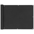 thumbnail image 1 of vidaXL Balcony Screen Oxford Fabric 90x600 cm Anthracite, 1 of 3