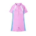 thumbnail image 2 of Girls Swimsuits One Piece 10-12 Water Sport Short Swimsuit Upf 50+ Rash Guard Kids Upf 50+ Sun Protection Bathing Suits Quick Dry Training Swimwear My Recent Orders Placed By Me 3 Years, 2 of 3