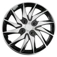 thumbnail image 1 of LOVEVER 14” Wheel Covers & Hub Caps Polypropylene Silver Black, 1 of 5