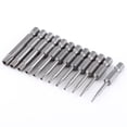thumbnail image 2 of 12Pcs Étoile Tête Tournevis Tournevis Bit, Star Tête Bits Pièces de Perceuse & Accessoires Foret Bits 50mm Bit Set S2 Acier Impact Driver Bits avec 1 / 4 Pouces Tige, 2 of 8