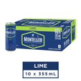 thumbnail image 1 of Montellier Eau de source naturelle à la lime 10 x 355 ml, Canettes, 1 of 5