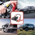 thumbnail image 2 of Ohufall Car Battery Jump Start Multifunctional Lithium Jump Start Box Lightweight Pack With Double USB Powerful Automotive Booster Starting Power Converter Car Accessories Vehicle Accessories, 2 of 7