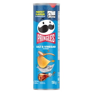 Pringles Salt & Copeaux de pommes de terre à saveur de vinaigre 156 G