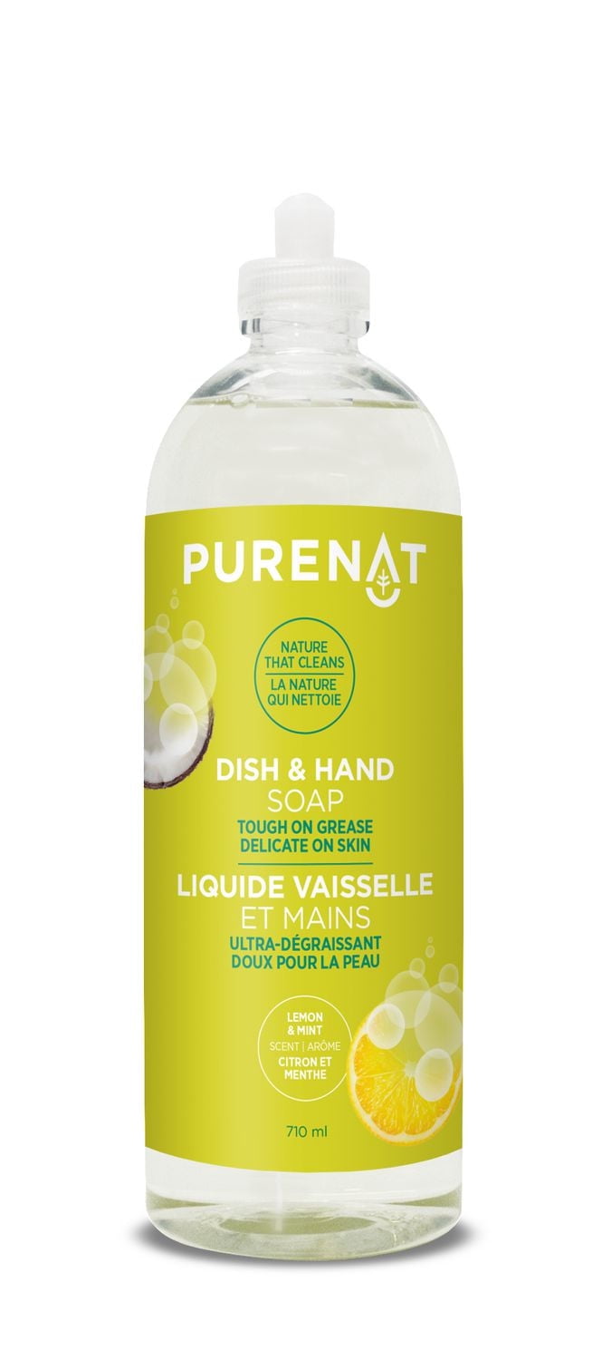 PURENAT Dish & Hand Soap Lemon & Mint 710ml