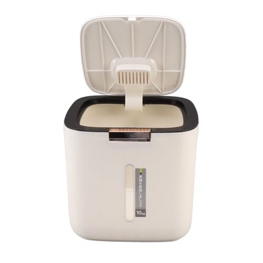Conteneur de Stockage Alimentaire 22.lb Conteneur de Stockage de Riz avec Couvercle et Tasse à Mesurer, Boîte de Stockage de Céréales pour Haricots, Grains, Farine, Nourriture pour Animaux
