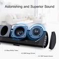 thumbnail image 2 of 80Watt 34Inch Sound bar, Bestisan Soundbar Bluetooth 5.0 Wireless and Wired Home Theater Speaker (DSP, Bass Adjustable, Optical Cable Included), 2 of 6