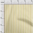 thumbnail image 1 of oneOone Viscose Chiffon Fabric Stripe Block Print Fabric BTY 42 Inch Wide, 1 of 4