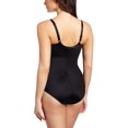 thumbnail image 2 of Flexees Womens Pretty Shapewear Embellished Unlined Body Briefer, 36C, Black, 2 of 2