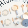 thumbnail image 3 of Children‘s Simulation Kitchen Toys Wooden Toys Set Play Early Education Household Condiment Bottle Cooking Pot Cooking Tableware, 3 of 7