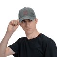thumbnail image 3 of Casquette de Baseball en Coton Lavé des Alouettes de Montréal, 3 of 4