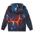 thumbnail image 3 of Zwiiyzr 2025 4-14 Ans Garçons Sweat à Capuche Oversize Motif Manches Longues T-Shirt Imprimé Col Rond Noir, 3 of 3
