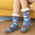 thumbnail image 1 of Slipper Socks Home Floor Socks Winter Warm Fuzzy Lined Socks Super Soft Socks Unisex, 1 of 4