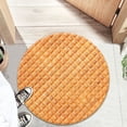 thumbnail image 3 of yulier Round Office Chair Mat for Hardwood Tile Floor Carpets, Computer Chair Mat for Rolling Chair, Splat Mat for Under High Chair, Anti-Slip Floor Protector (15.7” Diameter, Biscuit), 3 of 6