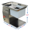 thumbnail image 4 of INTBUYING Commercial Electric Meat Cutting Machine Slicer Cutter Steak Beef Pork Cuts QX 10mm Blade, 4 of 6