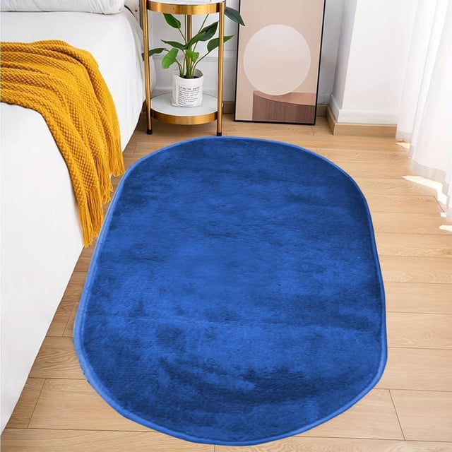 Mother's Day Gift's,Soft Bedroom Rugs, Shaggy Rugs for Bedroom, Oval Rugs, Bath Carpet, Living Room Runner Rug, Soft Comfortable, Water Absorption, Non-Slip, Thick Washable, $BS$3