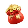 thumbnail image 1 of Money Bag Chinese Feng Shui Figurine Atrract Statue Ornament Good Luck Fortune A, 1 of 6