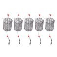 thumbnail image 3 of Cage à Leurres de Pêche, Panier de Cage à Appâts de Pêche Portable 5 Pcs en Acier Inoxydable pour Carpe pour Rivière m, 3 of 8