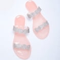 thumbnail image 4 of RKSTN Chaussons pour Femmes Sandales en Strass Chaussons de Plage Chaussures en Gelée, Chaussons pour Femmes Intérieur Extérieur, 4 of 7