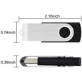 thumbnail image 4 of 5 Pcs Clé USB 4 Go Clé USB Clés USB (5 Couleurs : Noir Rouge Jaune Blanc Violet), 4 of 7