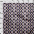 thumbnail image 2 of oneOone Polyester Lycra Navy Blue Fabric Florals Sewing Craft Projects Fabric Prints By Yard 56 Inch Wide, 2 of 4