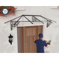 thumbnail image 2 of Canopia by Palram Lily Door Awning 35" x 105" Black Frame with Clear Panels, 2 of 5