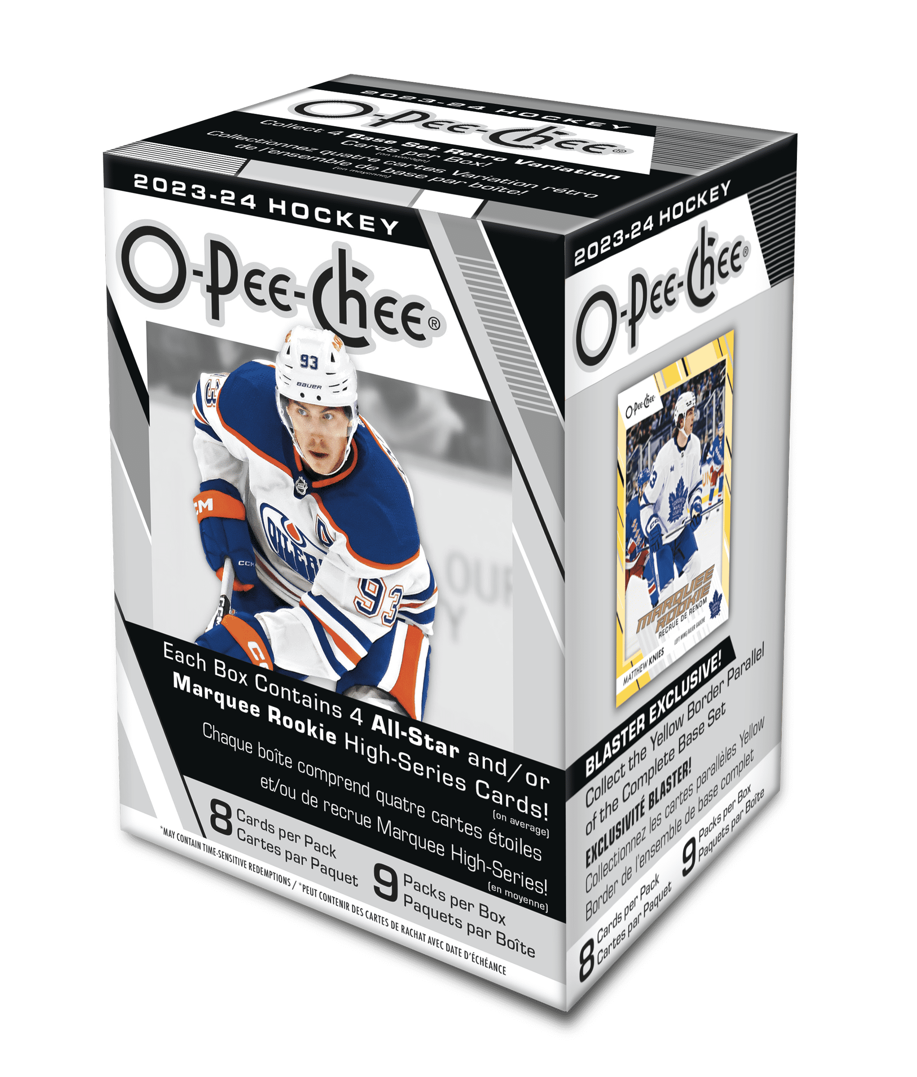 2023-24 Upper Deck O-Pee-Chee cartes de hockey boîte de Mass Blaster