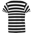 thumbnail image 2 of Halloween Prisoner Old Time Striped Costume All Over Adult T-Shirt, 2 of 2