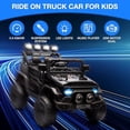 thumbnail image 2 of 12V Kids Ride on Truck, Ride on Jeep Car with Remote Control, Electric Vehicle for Kids,Spring Suspension,Bluetooth Speaker,Multi Music Modes,3 Speeds,LED Lights, 2 of 8