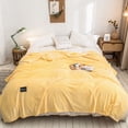 thumbnail image 3 of Soft And-friendly Blankets Milk Fleece Blankets Thicken Warm Siesta Fleece Blankets, 3 of 9