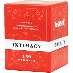 Intimacy Deck by BestSelf — 150 Engaging Conversation Starters for Couples to Strengthen Their Relationship, Romance, Trust, Openness and Vulnerability — Best Couple Card Game and Romantic Gift - -