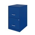 thumbnail image 2 of Space Solutions 18 inch 2 Drawer Metal File Cabinet, Classic Blue, 2 of 4