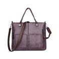 thumbnail image 1 of Vaidha Women閳ユ獨 Tote Handbag Multi Pockets Crossbody Bag Retro, 1 of 1