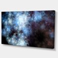 thumbnail image 1 of Designart - Ciel Fractal Étoilé Bleu Blanc - Art Abstrait sur Toile, 1 of 2