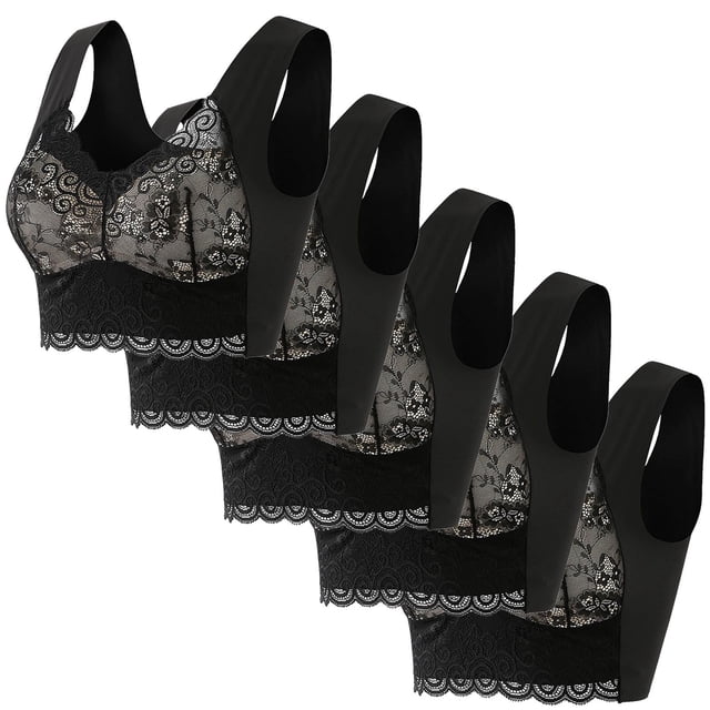 Plus Size Jeans Bralette for Everyday and Yoga Wear