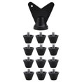thumbnail image 3 of 12Pcs Football Boot Studs Spikes Stable Non-Slip for Rugby Shoes Hiking Shoes 13mm, 3 of 9