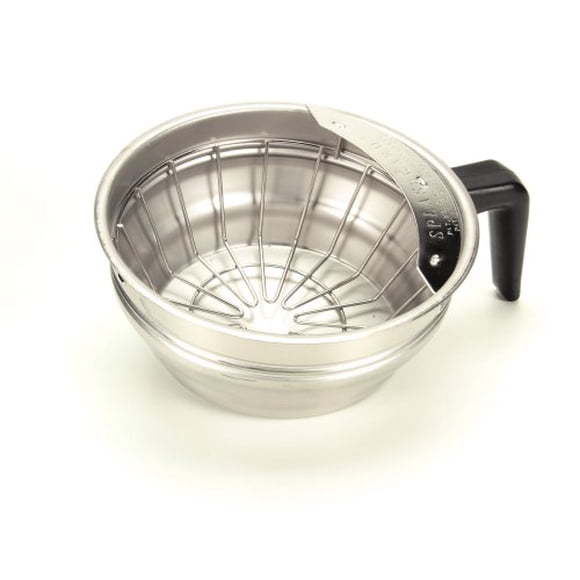 Bunn 20216.0000 Funnel Assembly with Stainless Steel-Black Handle